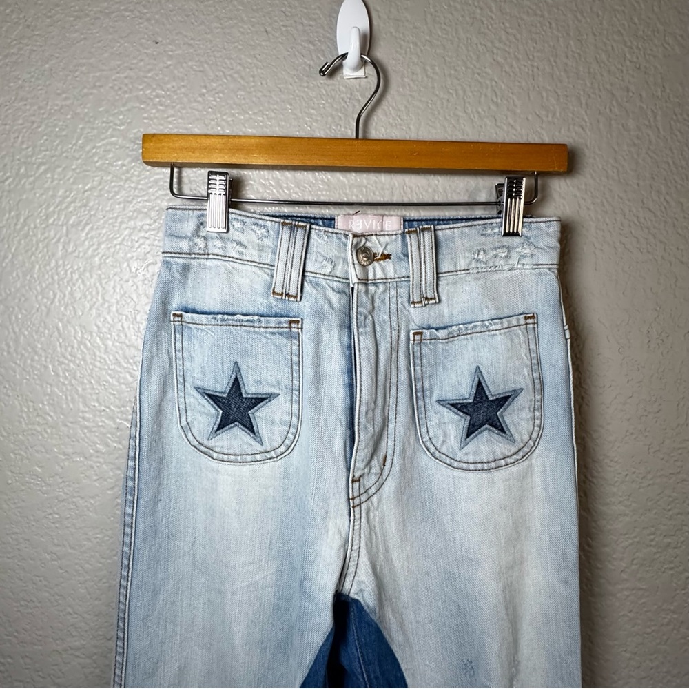 Revise Venus Heaven Star Flare Jeans Festival Western Bell Bottom 27 - Picture 4 of 9